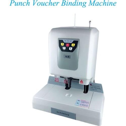 Automatic Voucher Binding Machine Hole Punching Bookbinding Machine Financial Accounting Hot Melt Binding Machine BT608B