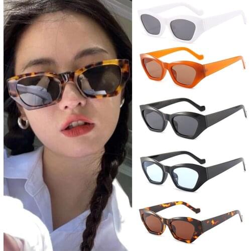 Small Frame Sunglasses Candy Color Polygonal Trimming Full Frame Personalized Glasses Oculos Sol Feminino
