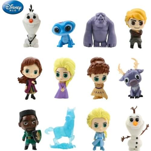 Disney Frozen Aisa Anna Disney Princess Decoration Decoration Model Toy action figure toys for children girl toys