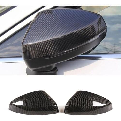 For Audi A3 S3 RS3 8V 14-2021 Real Carbon Fiber Car Side Wing Rearview Rear View Mirror Cover car accessories(Replacement parts