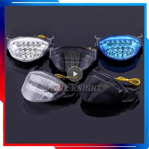 For Suzuki GSXR 1000 GSXR1000 GSX-1000 K5 K6 2005 2006 Rear Tail Light Brake Turn Signals Integrated LED Light Motorcycle light
