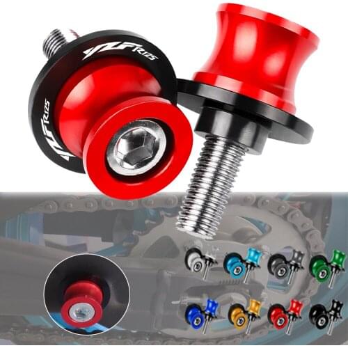 For YAMAHA YZFR125 YZF-R125 2020 All Years Motorcycle Accessories 6MM Stand Screws CNC Swingarm Spools Slider Stand Screws