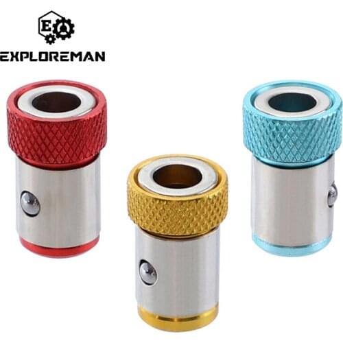 Magnetic Ring Alloy Electric Magnetic Ring Universal 6.35mm Screwdriver Bit Anti-Corrosion Strong Magnetizer Screws