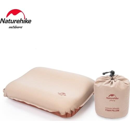 Naturehike Outdoor Inflate Pillow Automatic Inflatable Neck Protection Camping Outdoor Sleeping Pillows For Hiking Travel