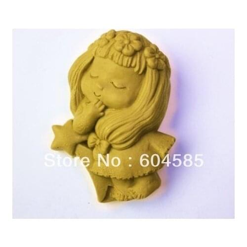 New A Little Princess Craft Art Silicone Soap mold Craft Molds DIY Handmade soap molds