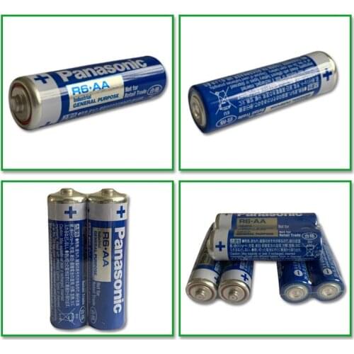 8pcs/lot Panasonic 1.5V AA R6 Alkaline Battery No Mercury Dry Batteries Cell For Electric Toys Flashlight Clock Mouse