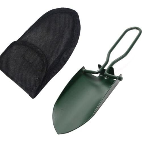 22CM Stainless Steel Folding Shovel With Bag, Garden Shovel,Flower Planting Shovel, Gardening Shovel, Garden Tools