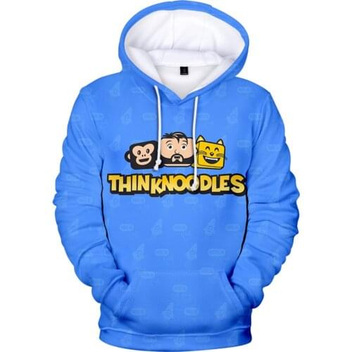 Thinknoodles 3D Prints Hoodies Women Men Fashion Long Sleeve Hooded Sweatshirt Hot Sale Casual Streetwear Clothes