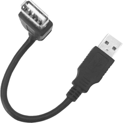 Ultra Short USB 2.0 extender extension cable cord USB 2.0 A male to Female 0.18M (copper conductor+foiling+AL brading)