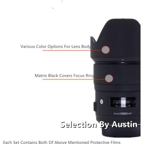 Lens Skin Decal Guard For Sigma 35 f1.4 Canon EF Mount Anti-scratch Lens Coat Wrap Cover Case