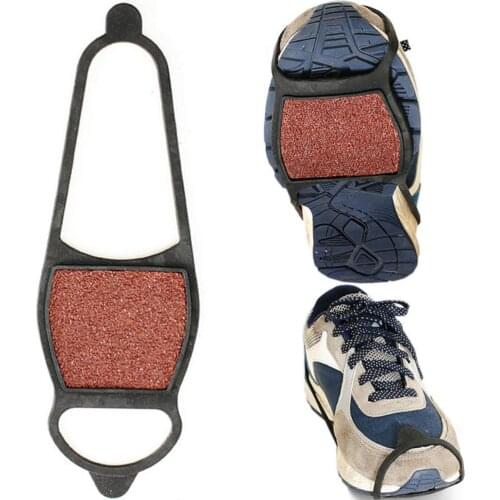 1 Pair Shoe Crampons Coarse Sand Winter Anti-slip Ice Snow Shoes Grip Traction Cleat Crampons