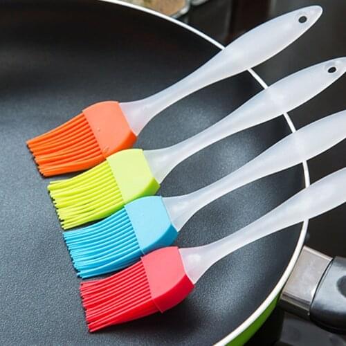 1Pc Silicone Oil Brush Cake Baking Liquid Oil Brush BBQ Heat-Resistant Freeze-resistant Barbecue Tool Home Kitchen Accessories