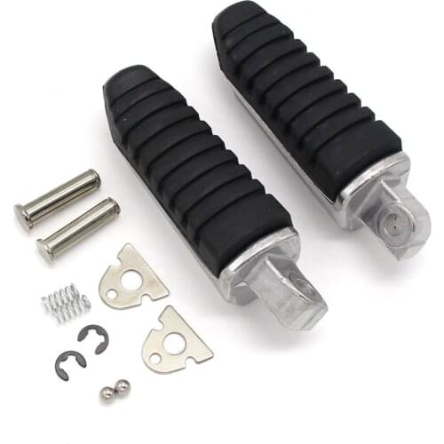 2 PCS Rear Footrests Foot Pegs For Suzuki GSR600 GSX650 GSX650F GW250 Inazuma GSX1300R Hayabusa GSX-R250 GSXR250 43611-44G10 R