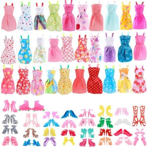 BJD Princess Doll Accessories Clothes Shoes Dress Up Accessories Play House Toy Girl Birthday Gift Suitable for 30cm BJD Doll
