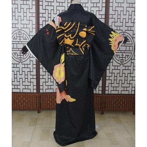 Anime Demon Slayer Kimetsu No Yaiba Kibutsuji Muzan Cosplay Costumes Muzan Kimono Japanese Halloween Costumes For Women CS174