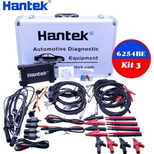 Hantek 6254BE Digital oscilloscope kit 250MHz Bandwidth Automotive Oscilloscopes Car-detector 4 CH 1Gsa/s USB PC Osciloscopio