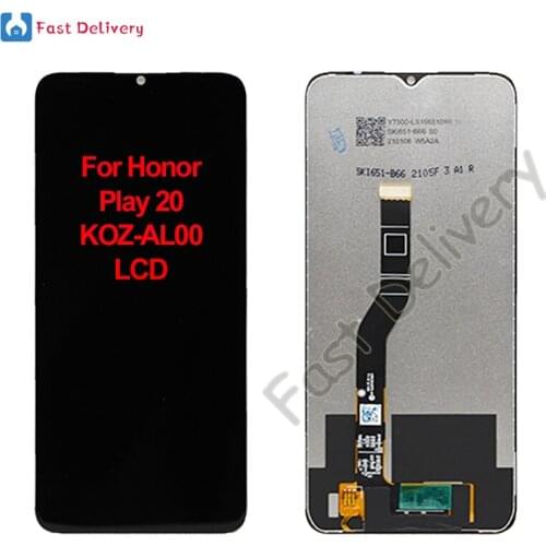 For Honor Play 20 KOZ-AL00 LCD Display Touch Panel Screen Digitizer Assembly For Honor Play20 lcd 100%Test Replacement Accessory