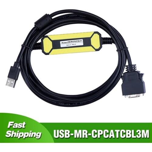 Upgraded Cable USB-MR-CPCATCBL3M For Mitsubishi MR-J2S/J2 Server debugging cable download Line Fast ship