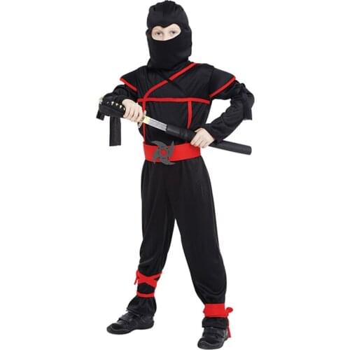 Boy Purim Naruto Shippūden Ninjago Warrior Costume Ninja Knight Cosplay Halloween Carnival Japan Holiday Party Fancy Dress
