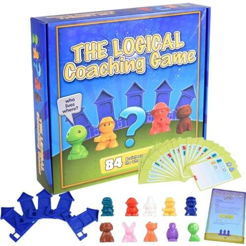 Board Game Early Educational Toy Cards Game English Logic Game Preschool Game Toy For Boys Girls Indoors Have Fun