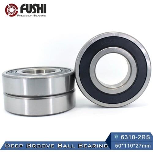 6310RS Bearing ABEC-3 (1 PCS) 50*110*27 mm Deep Groove 6310-2RS Ball Bearings 6310RZ 180310 RZ RS 6310 2RS EMQ Quality