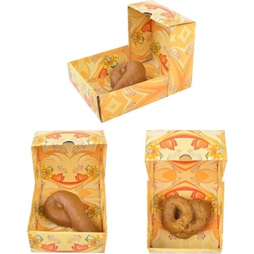 Realistic Shit Funny Joke Toys Fake Turd Poop Prank Anti Stress Gadget Squish
