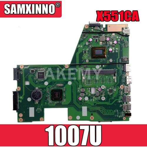 X551CA Laptop motherboard for ASUS X551CA X551CAP original mainboard 1007U 1xSlot