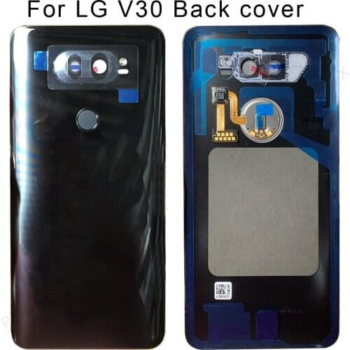 Back Cover for LG v30+/v30 Rear Housing Door Battery Cover for VS996 LS998U H933 LS998U H930 back housing with camera lens glass