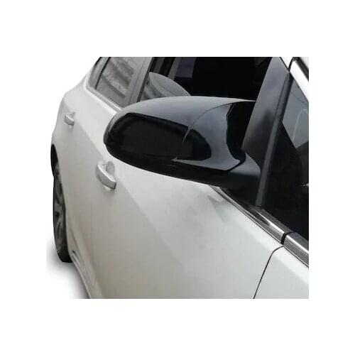 For Audi A3 2012-2016 Batman Bat Mirror Cover Glossy Black Car Modified Accessories