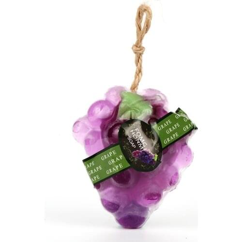 Thailand 100% Natural Grape Fruit Oil Handmade Soap Skin Cleaning Wash Soap Moisten Brighten Skin