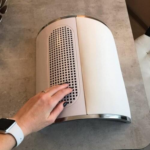 40W Powerful Nail Suction Dust Collector Large Size Strong Nail Vacuum Cleaner Machine Low Noisy with 2 Bags Salon Tools