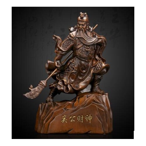 47CM Fine Decorate Statue God of wealth Guangong ornament Store and household worship Handicraft resin Factory direct wholesale