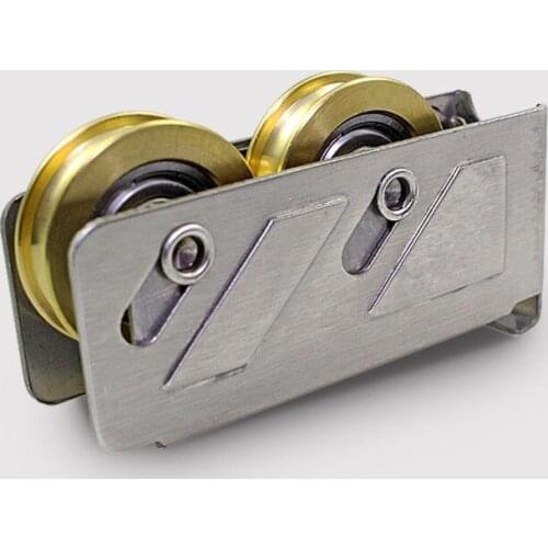 888-Type Sliding Door Plastic Steel Pulley Aluminum Alloy Screen Window Brass Wheel Muted Roller Hardware