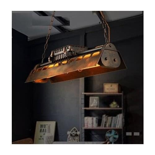 American Retro Loft Pendant Light Fixture Edison Light Bulb Industrial Lighting For Home Decoration Wrought Iron Lamps