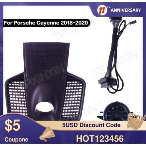 Car stopwatch for Porsche Cayenne 2018 -2020 interior dashboard center clock compass time electronic meter clock accessional