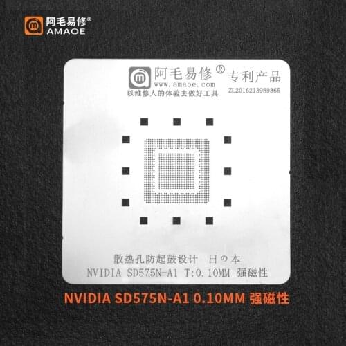 For Xiaomi Tablet 1 CPU NVIDIA SD575N-A1 BGA Stencil Reballing IC Pins Tin Plant Net Amaoe Soldering Heating Template EU3 EU:3