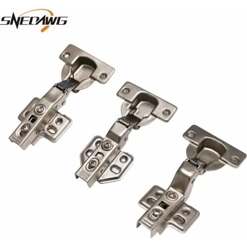 Damper Buffer Furniture Hinge Soft Close Hydraulic Hinge for Cabinet Cupboard Metal Hardware Furniture Hinge Fit 25mm Door