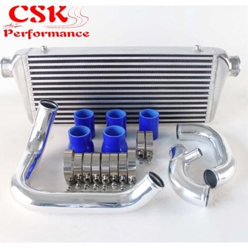 FMIC Upgrade Bolt On Front Mount Intercooler Kit Fits For Audi A4 1.8T B5 98-01 Black / Blue / Red