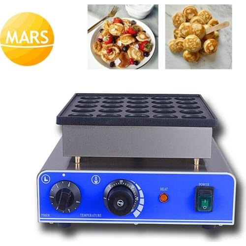 Commercial 25 Holes Dorayaki Pancake Machine, Mini Pancakes Maker Dutch Poffertjes Grill, Small Cake Baking Equipment