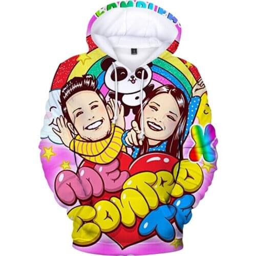 Me Contro Te 3D Print Hoodie Men Sweatshirt Long Sleeve Hoodie Fashion Hoodie Boys Cartoon Hip Hop Harajuku Pullover Streetwear