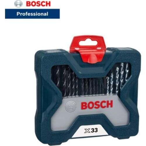 Bosch 33-Piece Twist Drill Combination Metal Drill Bit Masonry Drill Bit Woodworking Drill Bit Screwdriver Head Mixed Set