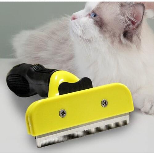 Non Slip Pet Comb Animal Hair Clipper Golden Retriever Dog Hair Removal Brushes Grooming Comb Products for Small Dogs Pets