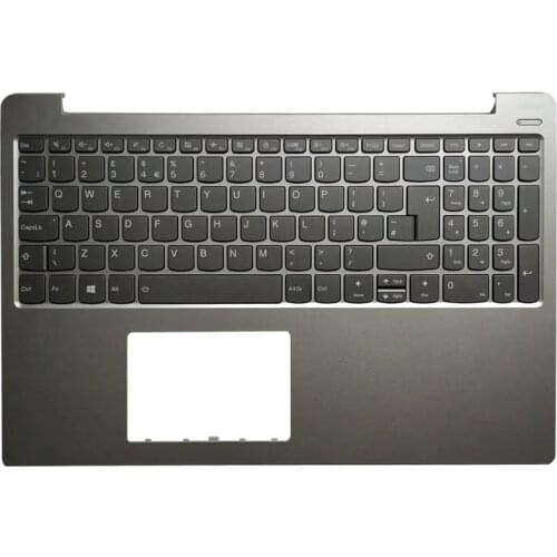 NEW UK laptop keyboard for Lenovo ideapad 330S-15 330S-15ARR 330S-15IKB 330S-15ISK 7000-15 with palmrest cover backlight