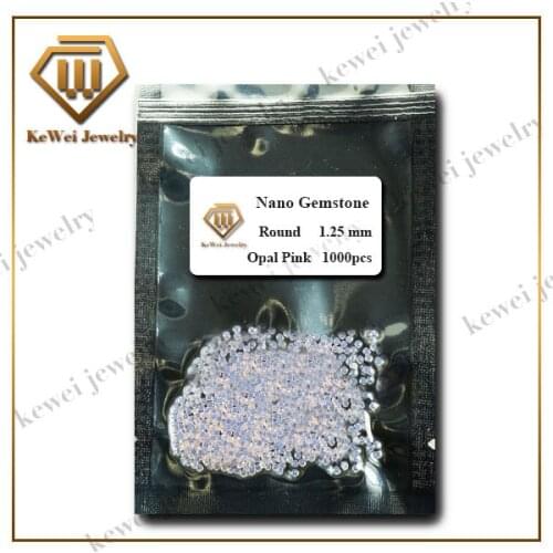 WholeSale Synthetic Opal AAAAA 1.0mm-3mm 1.1mm 1.2mm 1.25mm 1.3mm 1.4mm 1.5mm 1.6mm 1.7mm Nano Pink Opal