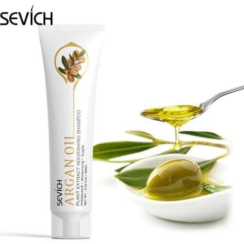 Sevich 100ml Argan Oil Nourishing Hair Shampoo Repair Dry Hair Organic Plant Extract Keratin Treatment Shampoo Hair Care
