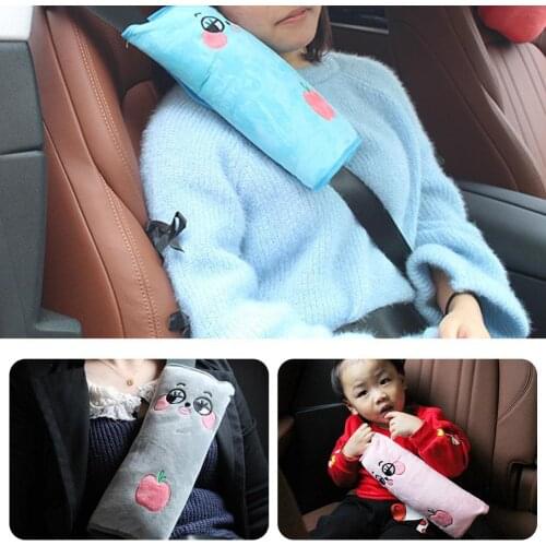 Lovely Cartoon Fruit Car Vehicle Kids Safety Seat Belt Soft Shoulder Pads Cover Auto parts