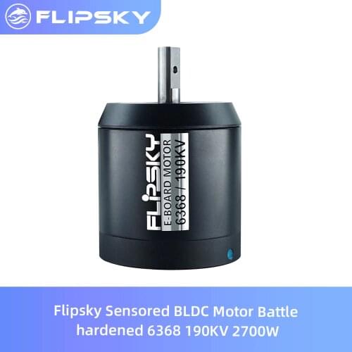 Flipsky Sensored Brushless DC Motor Battle hardened 6368 140KV/190KV 2700W For Electric Skateboard/Electric Bike