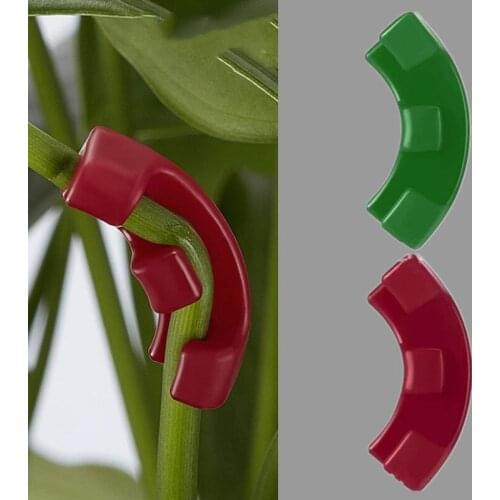 10PCS 90 Degree Plant Bender for Low Stress Training Plant Training Curved Plant Holder PETG Plant Supports Clamp Garden Supply
