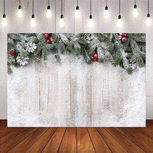 Snow white wood floor christmas pine backdrop for photography newborn portrait product for photography snow floor backgrounds