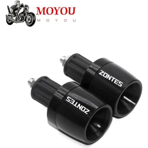 High quality For Zontes Shengshi Zt310x 310R 310T 310V Motorcycle Handle Grips Ends Handlebar Counterweight Cap Plug Slider